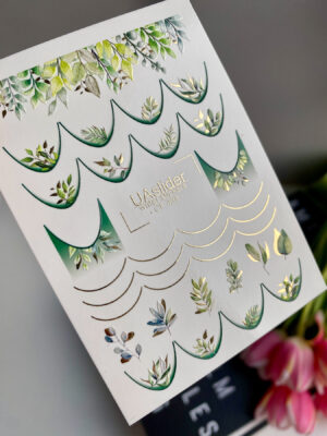Candle stickers with gold foil CF438