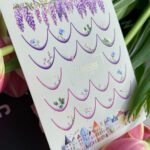 Candle stickers with gold foil CF440