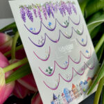 Candle stickers with silver foil CF460