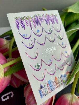 Candle stickers with silver foil CF460