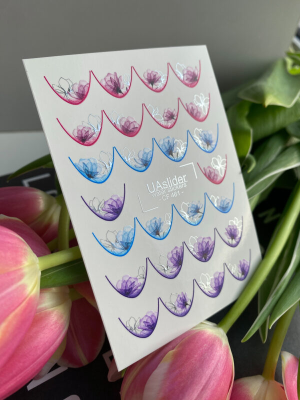 Candle stickers with silver foil CF461