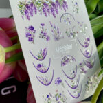 Candle stickers with silver foil CF462