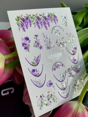 Candle stickers with silver foil CF462