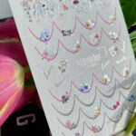 Candle stickers with silver foil CF463