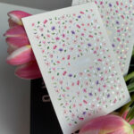 Candle stickers with silver foil CF469