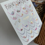 Candle stickers with gold foil CF444