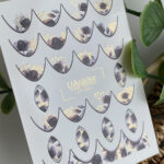 Candle stickers with gold foil CF445
