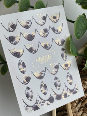 Candle stickers with gold foil CF445