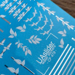 Candle stickers with silver foil CF479