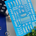 Candle stickers with gold foil CF472