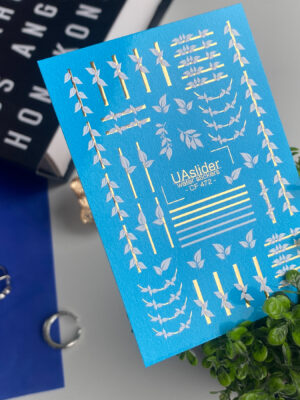 Candle stickers with gold foil CF472