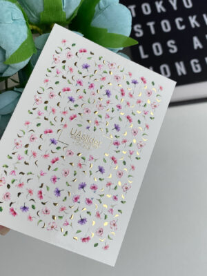 Candle stickers with gold foil CF453
