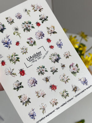 Candle stickers with gold foil NCg030