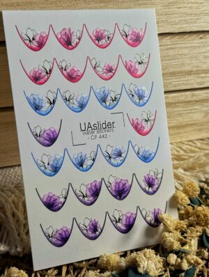 Candle stickers with gold foil CF442
