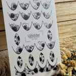 Candle stickers with silver foil CF464