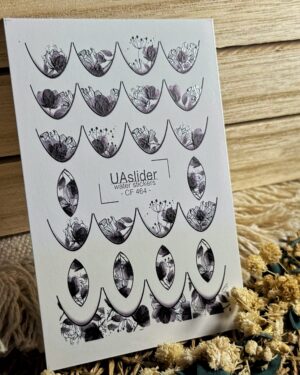 Candle stickers with silver foil CF464