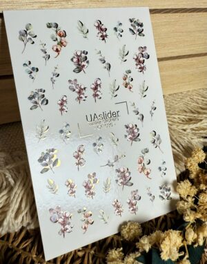 Candle stickers with gold foil CF595