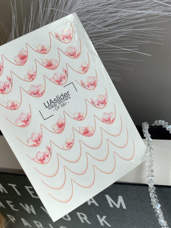 Candle stickers with gold foil CF581