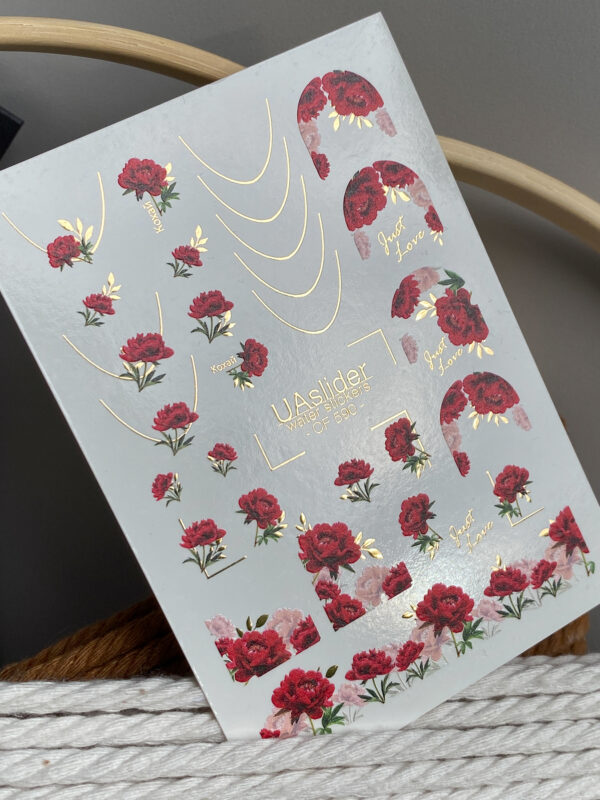 Candle stickers with gold foil CF590